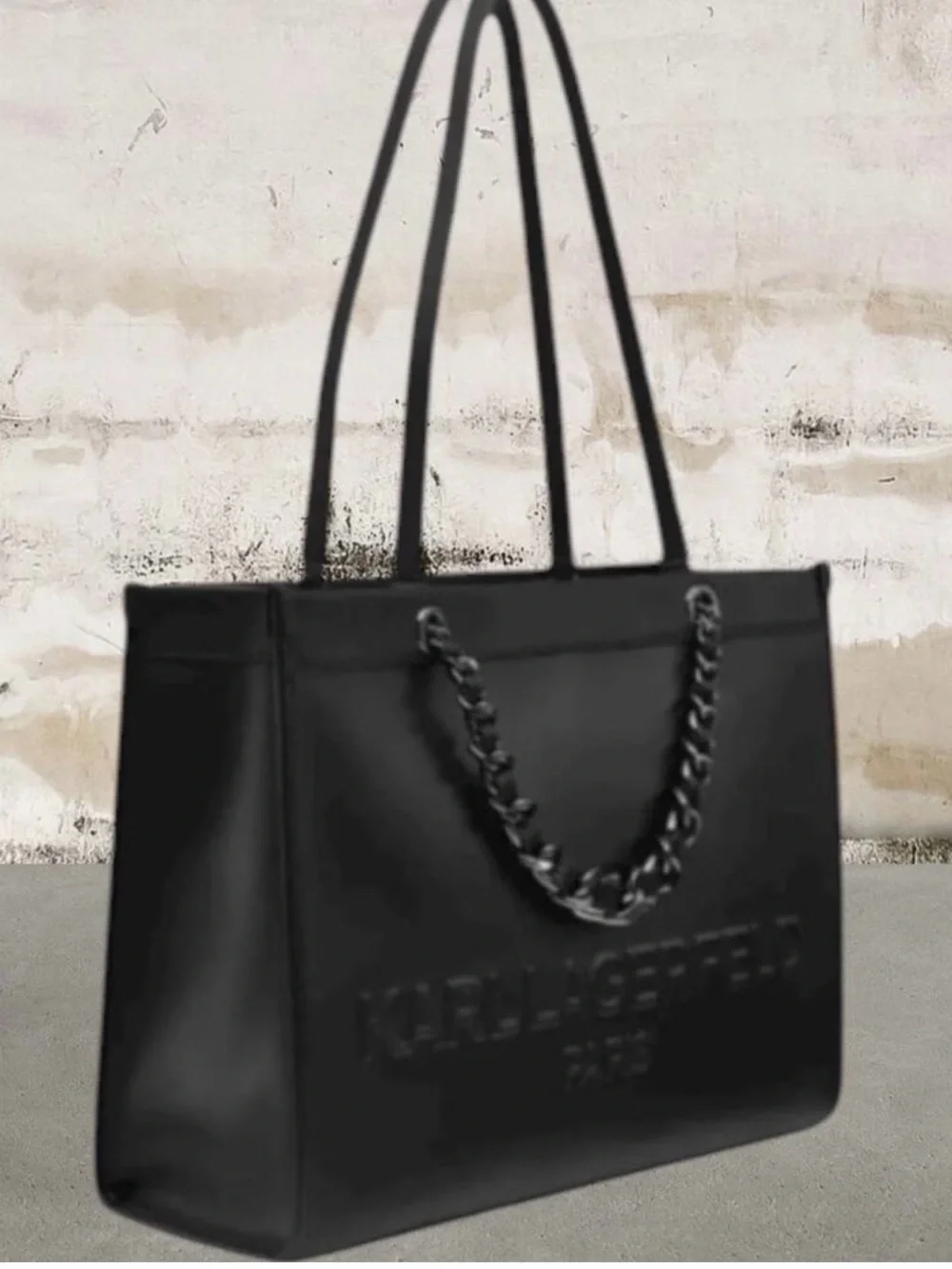Karl Lagerfeld Savoie Large Leather Tote like New